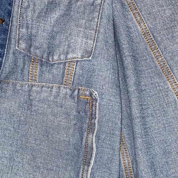 Balenciaga Blue Graffiti Denim Jacket - Picture 4 of 7